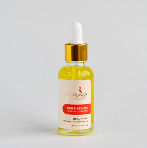 Huile de Sacha Inchi biologique - visage, corps, ongles et cheveux