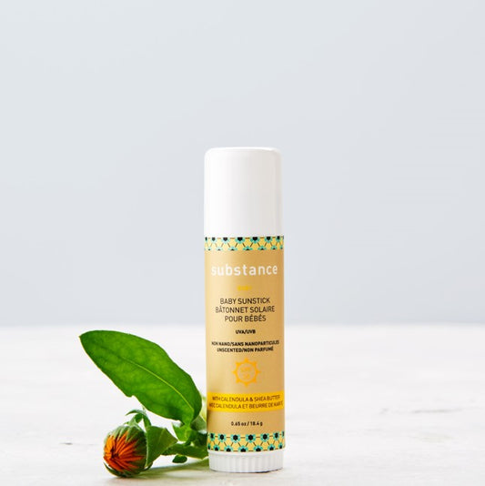 Bâtonnet de protection solaire pour bébé Calendula & karité