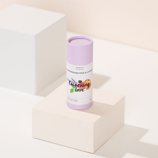 Déodorant végétalien pamplemousse rose/lavande