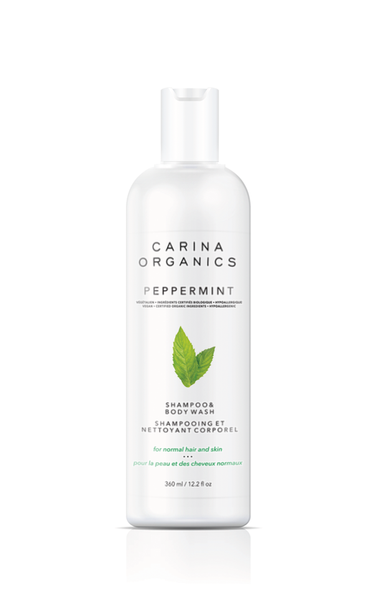 Shampoing et Gel de Douche Menthe Poivrée