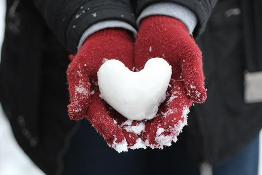 coeur en neige