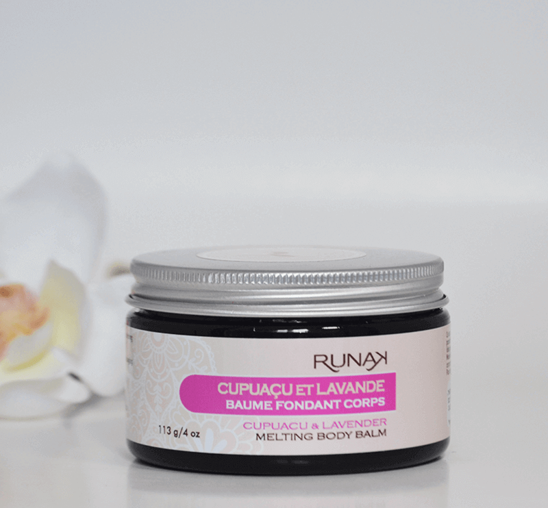 Baume fondant corporel - Cupuaçu & Lavande (peau sèche ou sensible)