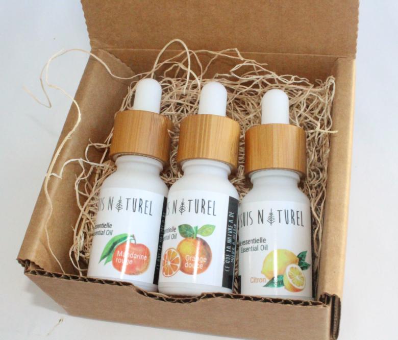 Coffret trio d'agrumes (Mandarine rouge, Orange et Citron biologique)