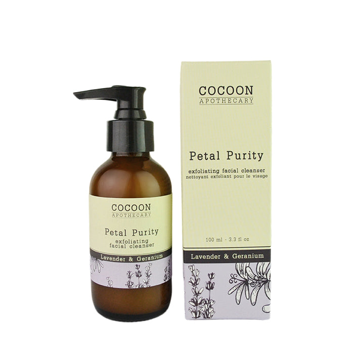 Nettoyant exfoliant pour le visage Petal Purity
