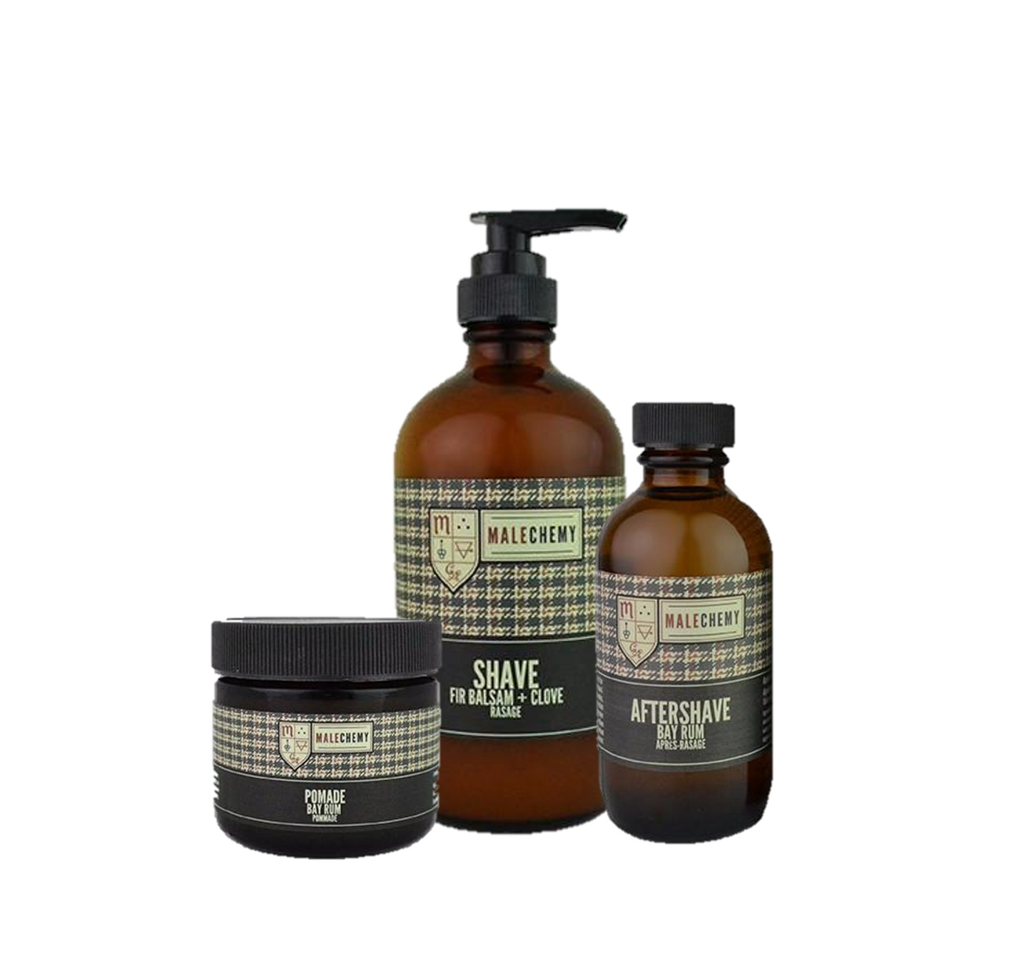 Trio rasage + après-rasage + pommade