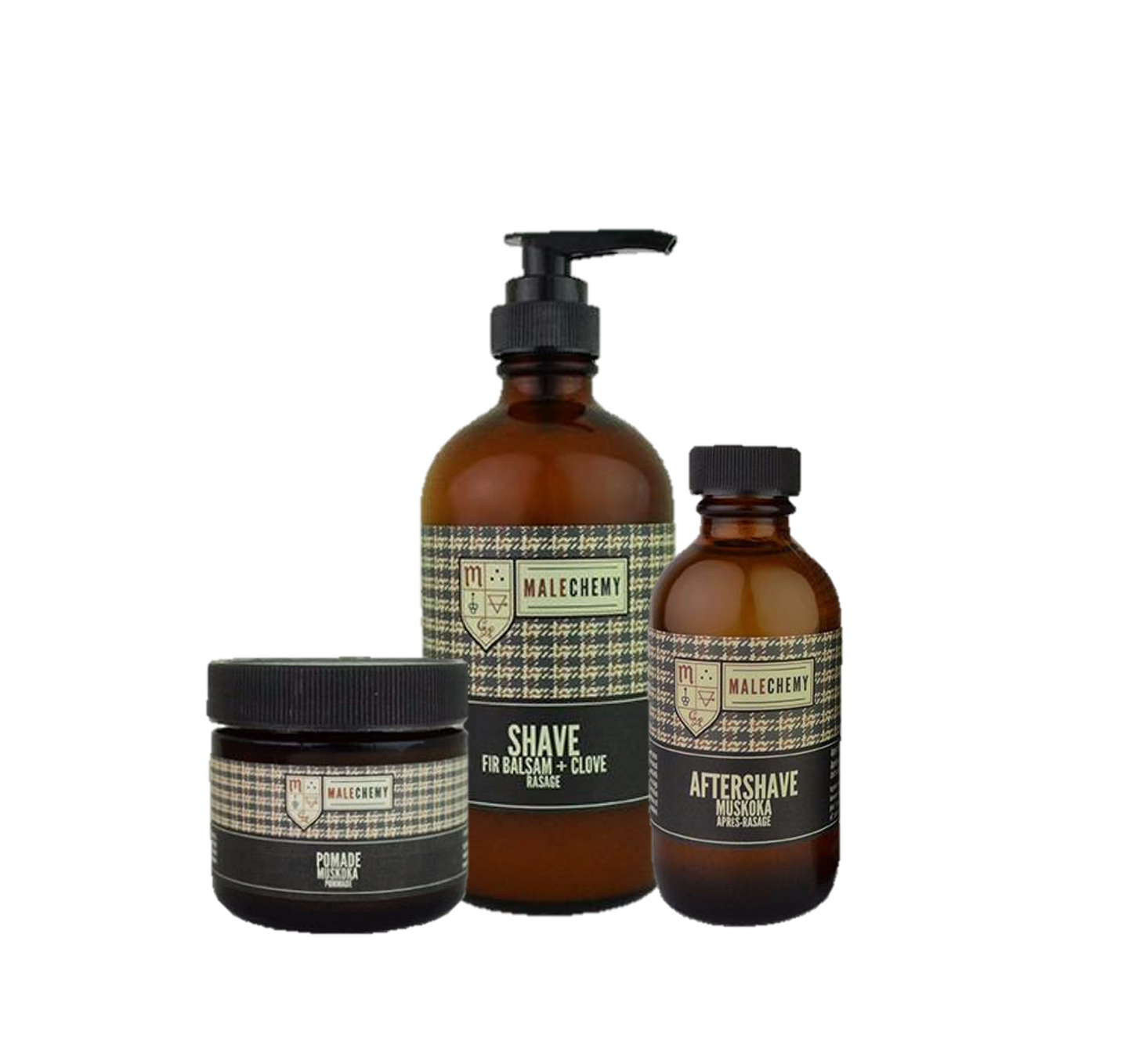 Trio rasage + après-rasage + pommade