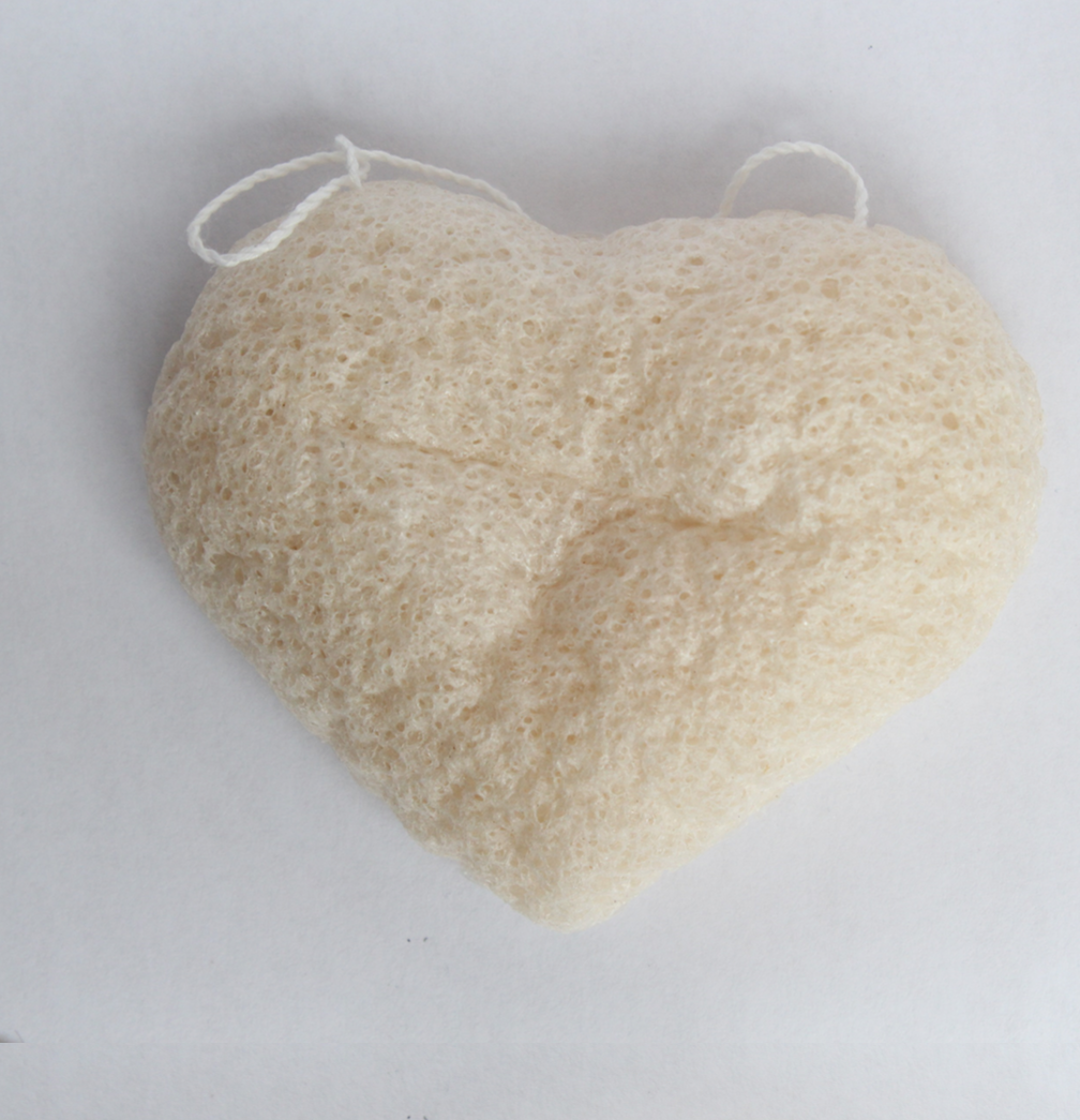 Éponge Konjac Blanche – tous types de peaux