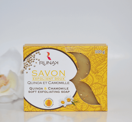 Savon exfoliant - Quinoa & Camomille
